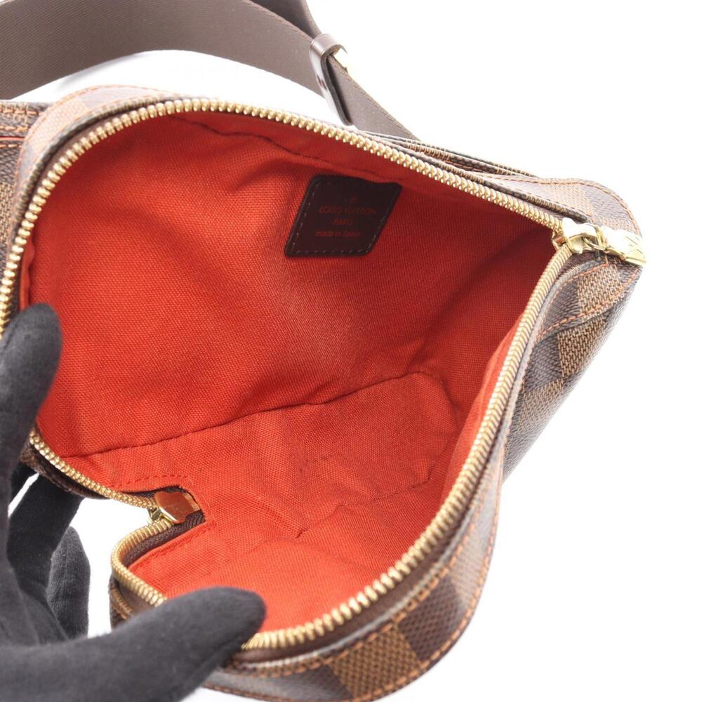 LOUIS VUITTON Authentic Brown Damier Leather Fanny Pack - Picture 3 of 9